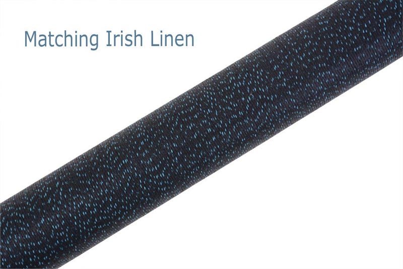 AB Earth 58 inch Hand-Painted Series 2-Piece Billaird Pool Cue Stick with Irish Linen Wrap (Blue, 21oz) - Image 4